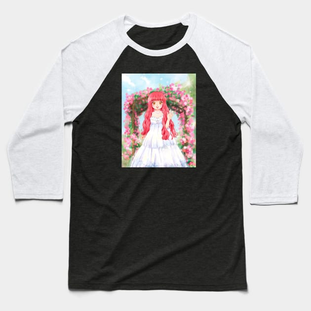 June Wedding Baseball T-Shirt by Kate Paints